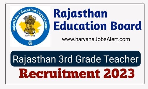 Rajasthan 3rd Grade Teacher Admit Card 2023