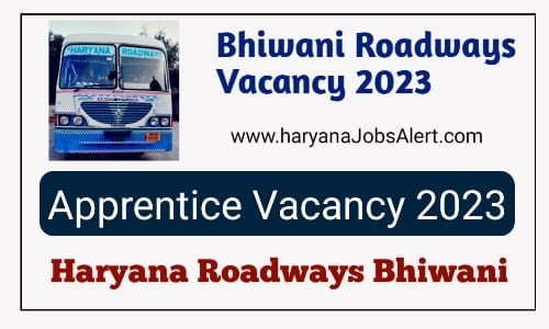 Bhiwani Roadways Apprentice 2023