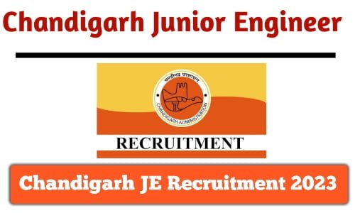 Chandigarh JE Recruitment 2023