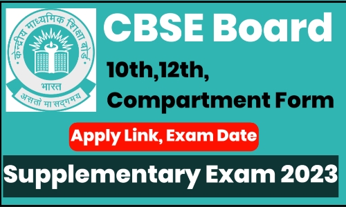 CBSE Supplementary Examination 2023