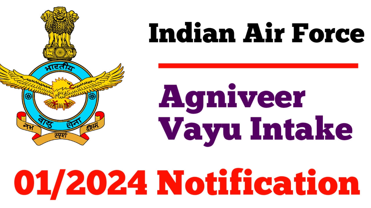 Air Force Agniveer Vayu Intake 1/2024 Result OUT Haryana Jobs Alert