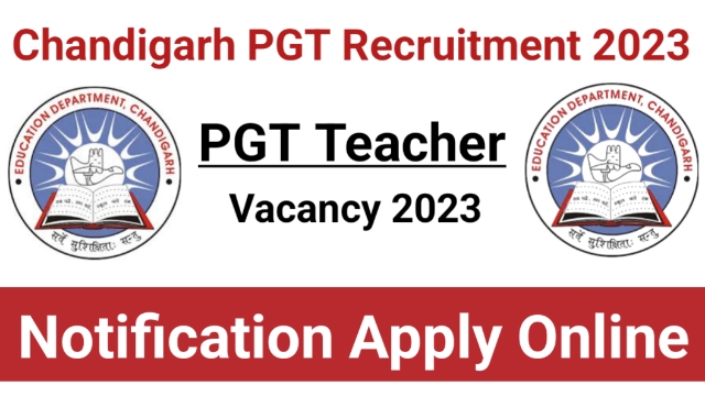 Chandigarh PGT Recruitment
