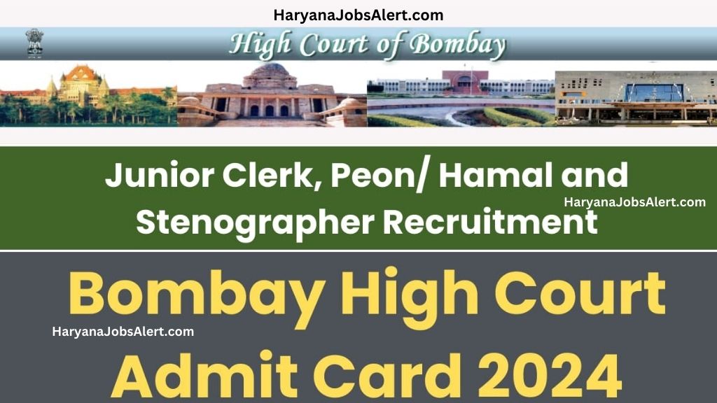 Bombay High Court Admit Card 2024 Out, Download Link Here