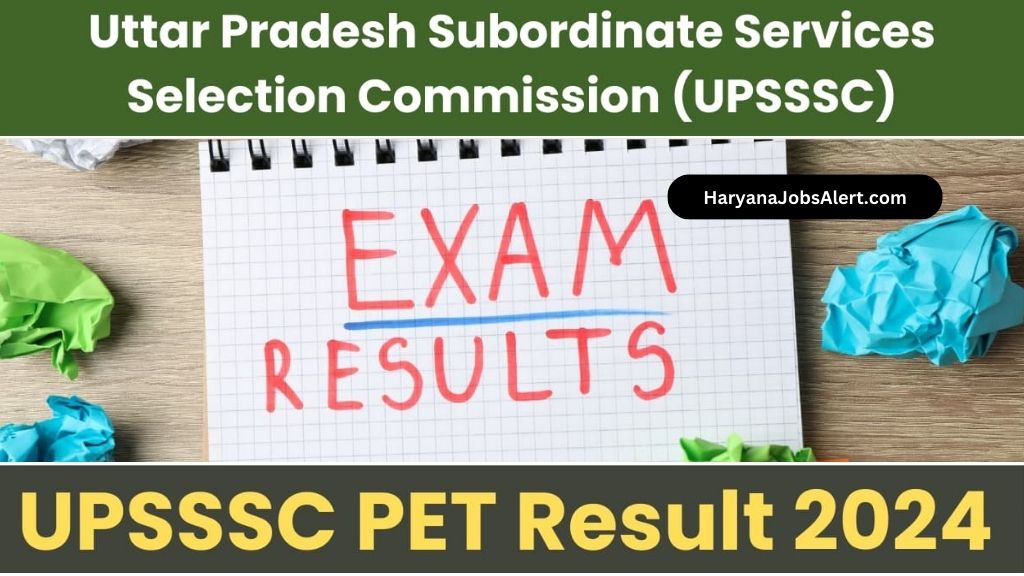 UPSSSC PET Result 2024 Declared, Check Marks, Cut Off, Score Card